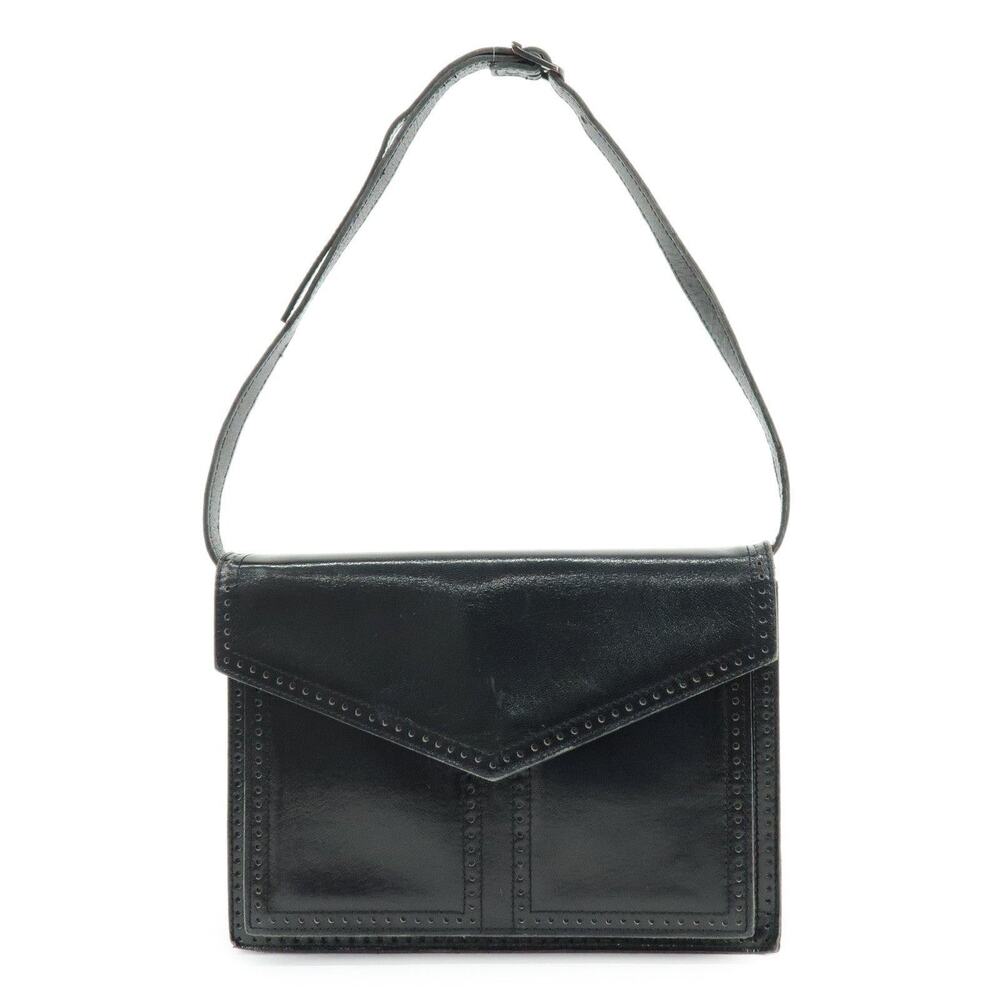 Saint Laurent Calfskin Flap Black
